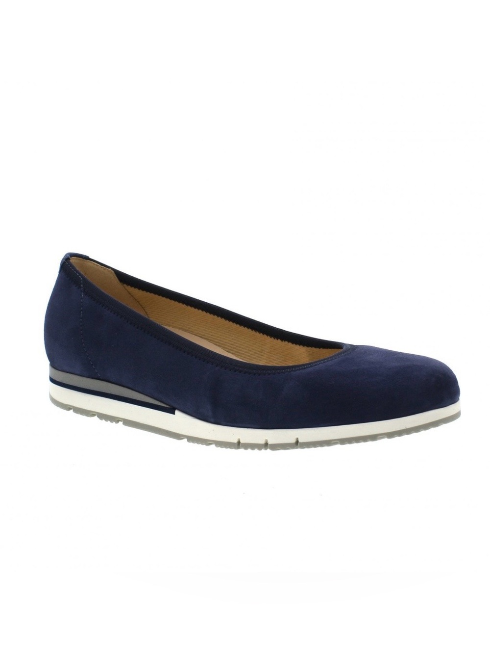 Gabor Blue OptiFit Ballerina Pump Comfort Shoe UK 7 US 9.5